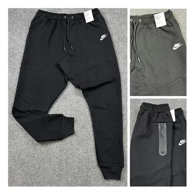 (BLACK, EXTRA LARGE-XL) Nike Mens Jogger Fleece Cotton Sports Track Pant