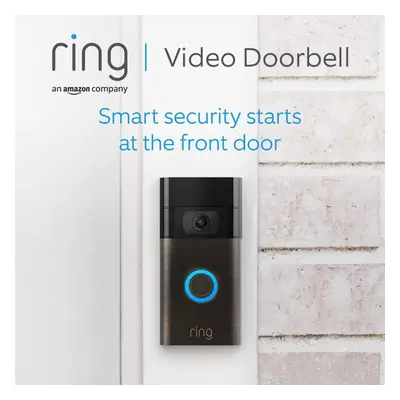 (Venetian Bronze) Ring Stick Up Cam Battery by Amazon | HD Outdoor Wireless Home Security Camera