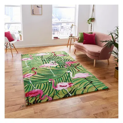 (120x170cm) Havana Rugs in Multi Floral Power Loomed Soft Polypropylene Mats