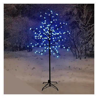 (Blue, 180cm) LED Cherry Blossom Twig Tree Pre-Lit Christmas