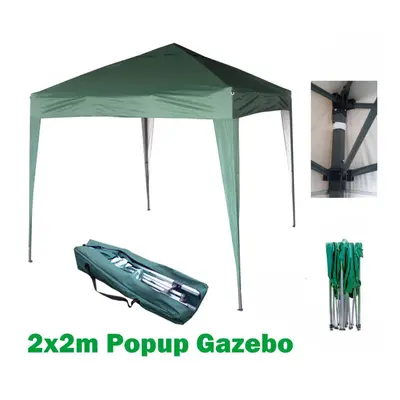 (Green) Mcc@home GAZEBO 2x2m Pop-up Gazebo Waterproof Outdoor Garden Marquee Canopy