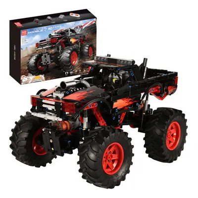 MOULD KING Flame Monster Truck Remote Control Car 889pcs