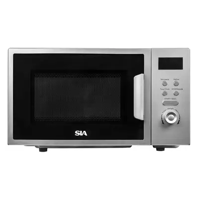 20L Microwave In Silver, Digital Display, 700W, Auto-Functions - SIA FDM21SI