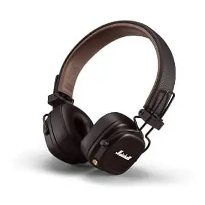 Marshall Major IV Foldable Bluetooth Over Ear Headphones, Wireless - Brown