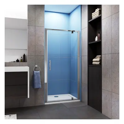 (860mm) Pivot Hinge Shower Enclosure Glass Door