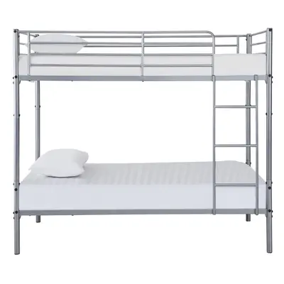 (No Mattress (Frame Only)) Torquay Metal Bunk Bed