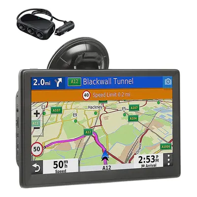 (7 Inch) SAT NAVS for Cars|Navigator Car Truck GPS Navigation System HD Touch Screen with Lifeti