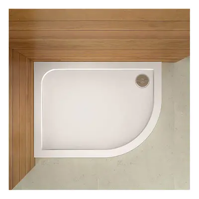 (1000x800mm) Quadrant Universal Shower enclosure Stone Tray