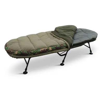 Abode Carp Fishing Camping Oval Flat Bed Season Bedchair Sleep System