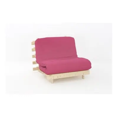 (Pink, 2ft6 small single) Ayr Luxury Futon Set