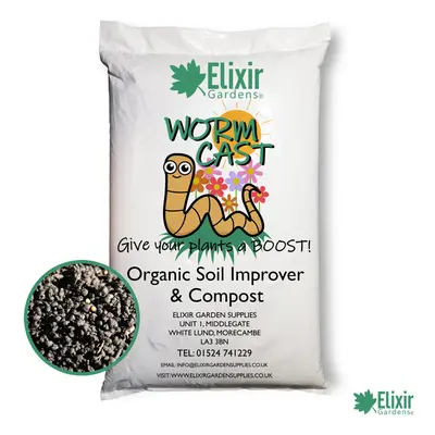 (80 Litres) Elixir Gardens | Worm Manure Castings 100% Organic Vermi Compost/Fertiliser/Potting 