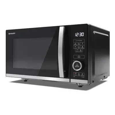 Sharp YC-QS204AU-B 20L 800W Microwave Oven with ECO Function - Black