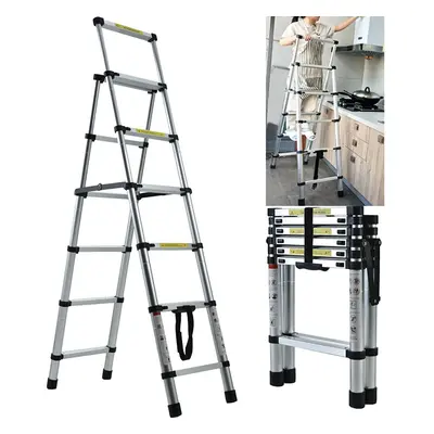 (5+6 Step) A-frame Aluminium Step Ladder Anti-Slip Extendable