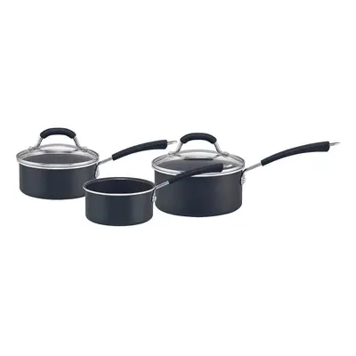 Prestige Super Tough Easy Clean Saucepan Set Non Stick Cookware - Pack of