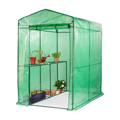 KCT Walk-in Large Greenhouse with Shelves Garden Grow House