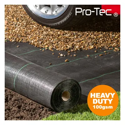 (1.2m x 100m) Heavy Duty Weed Control Membrane Ground Cover Sheet Garden Landscape Mat Weed Supp