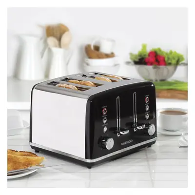 DAEWOO KENSINGTON SLICE TOASTER BLACK