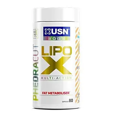 USN PhedraCut Lipo X: Fat Metaboliser Capsules, Thermogenic High Energy Weight Management Tablet