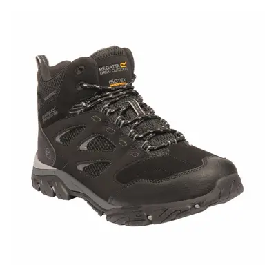 (12 UK, Black/Granite) Regatta Mens Holcombe IEP Mid Hiking Boots