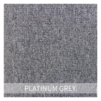 (Platinum Grey) Carpet Tiles 5m2 Heavy Duty Flooring Commercial