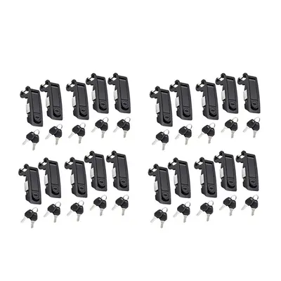 20PCS Compression Latch Flush Lever Latch Lock for Marine Car RV Door Hand Lock Adjustable Lever