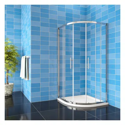 (800x800mm) Quadrant Shower Enclosure Glass Screen Door