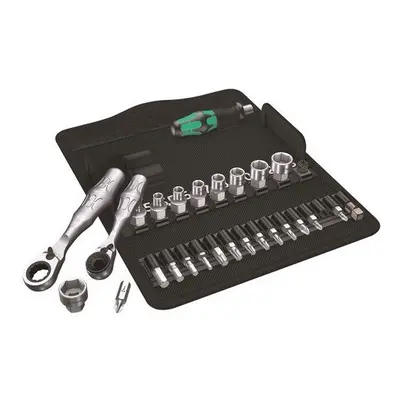 Wera Kraftform Kompakt Zyklop Mini Shallow Socket Set of Metric 1/4in Drive