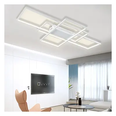 (Dimmable) Modern Rectangle LED Chandelier Ceiling Light