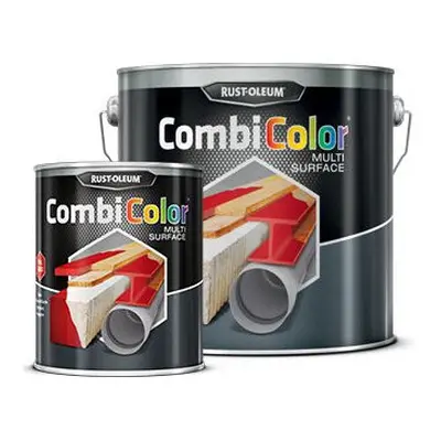 Rust-oleum 7375MS.2.5 Combicolor Multi-Surface, One Paint, Many Surfaces, Satin black-RAL