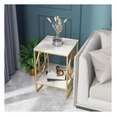 (Gold ) Tiers Coffee Table Living Room Sofa Side Table