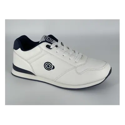 (7 UK) Dek Anchor Mens Bowling PU Lace Up Shoes White/Navy