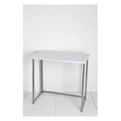 (White) Folding Office Desk Table Wood Computer Home Study