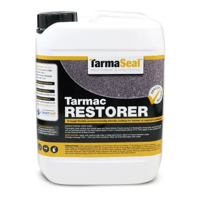 (Black, Litres) Tarmac Sealer & Restorer - Coloured Repair Coating Tarmac Paint and Sealer