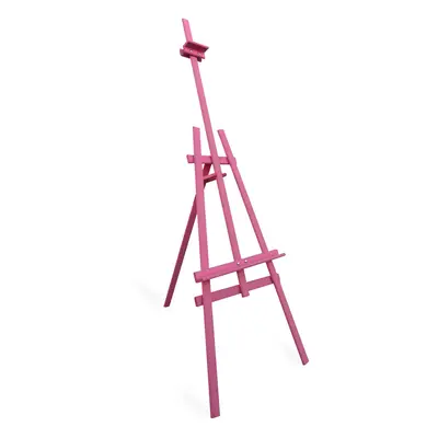 (Pink) Wooden Easel 1800mm High Blackboard Holder Display