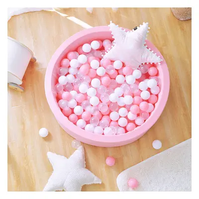 Foam Ball Pit Soft Round Ball Pool 90x30cm for Toddler Kids w/ Balls