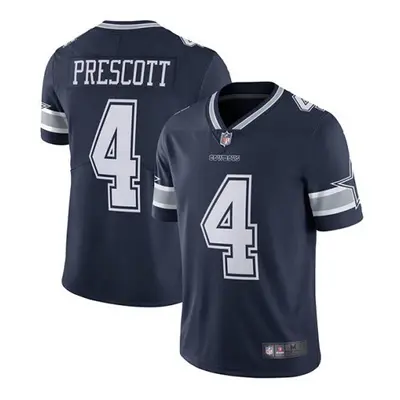 (Men's-XXL, Navy) T-Shirt Dallas Cowboys Dak Prescott Jersey - Men's/Women's/Youth