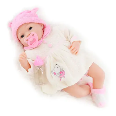 (Girl Doll) The Magic Toy Shop 20" Realistic Reborn Silicone Handmade Baby Girl Boy Doll Dummy &