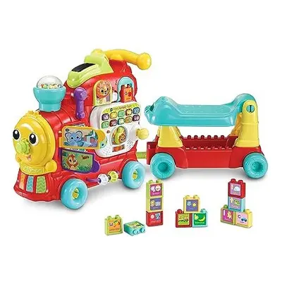 VTech Baby 4-in-1 Alphabet Train, Baby Walker with Lights, Sounds and Songs, Educational Toys Te