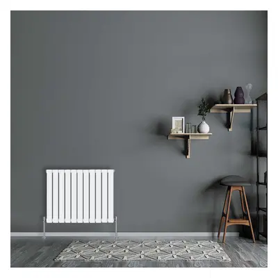 (Horizontal 600x748mm - Single) NRG Flat Panel Designer Bathroom Central Heating Radiator Gloss 