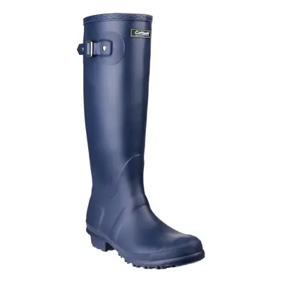 (6 UK, Navy) Cotswold Sandringham Buckle-Up Womens Wellington Boots