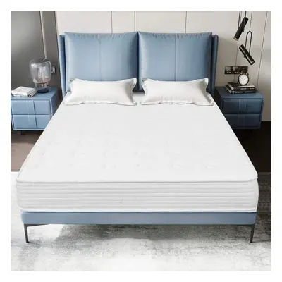 (Single 90x190x20 cm) GUDE NIGHT Mattress Pocket Spring Mattress with Memory Foam Medium Firm Ma