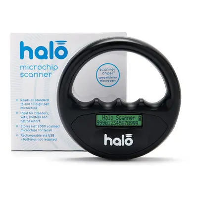 (Black) Halo Microchip Pet Scanner