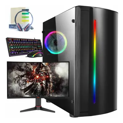 (500GB HDD, 2GB NVIDIA GT 730) Beam Gaming PC Intel i5-2100 1TB HDD 8GB RAM GT730 19" LED