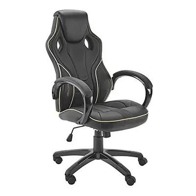 X Rocker Maverick Gaming Chair, Ergonomic Home Mid-Back Office Chair, PU Leather, Height Adjusta