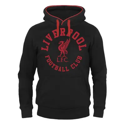 (Black, 3XL) Liverpool FC Official Football Gift Mens Graphic Fleece Hoody