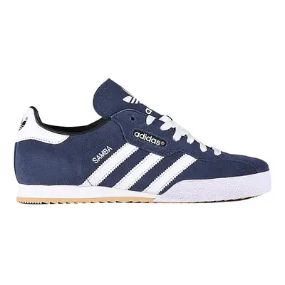 (9.5) Adidas Samba Super Suede Mens Trainers Blue