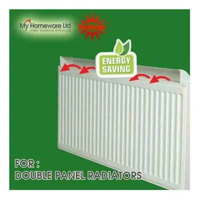 (1400mm (booster size 1350mm), Double) Radiator Booster & Heat Diverter