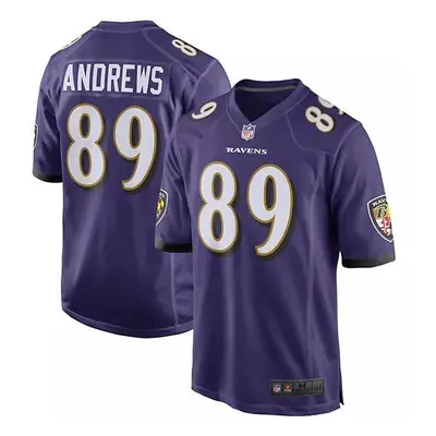 (Men's-L, Purple) T-Shirt Baltimore Ravens Mark Andrews Jersey - Men's/Women's/Youth