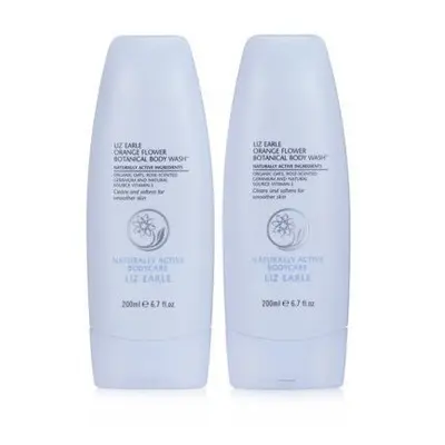 Liz Earle Orange Flower Botanical Body Wash Duo x 200ml