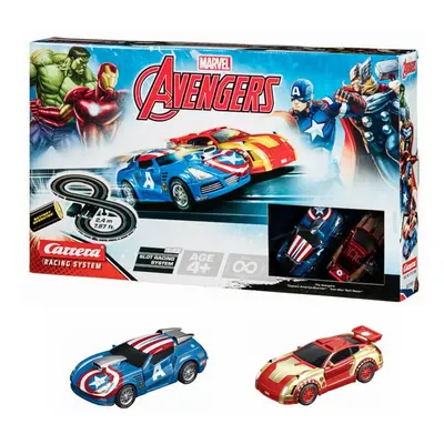 (Avengers) Carrera Slot Racing Person On The Track Race Set